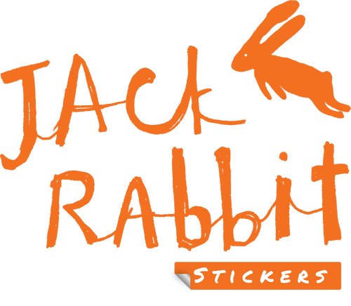 Jack Rabbit Stickers